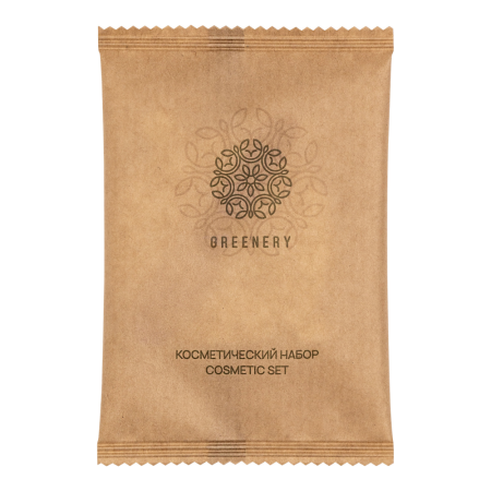  Косметический набор, упак. крафт пакет «Greenery» / Cosmetic set