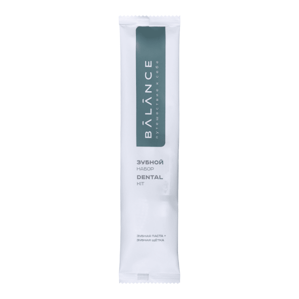  Зубной набор, упак. флоупак «Balance» / Dental kit