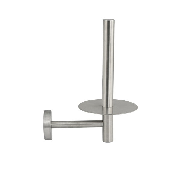 GFmark - Держатель для туалетной бумаги и бумажного полотенца, ВЕРТИКАЛЬНЫЙ, из нержавеющей стали 80