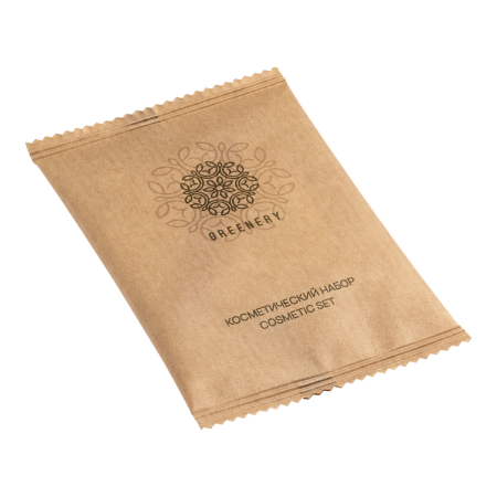  Косметический набор, упак. крафт пакет «Greenery» / Cosmetic set