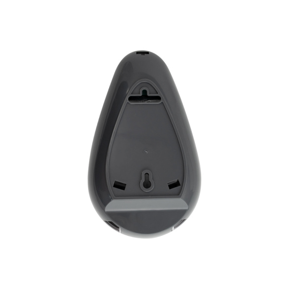 Дозатор жидкого МЫЛА, универсальный, пластиковый, СЕРЫЙ, с глазком - капля, 400 мл