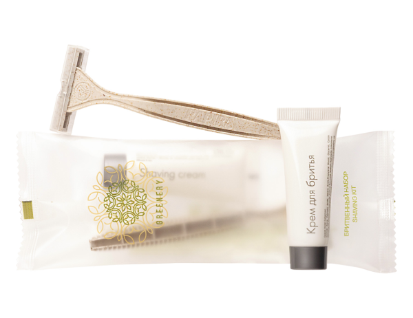 Бритвенный набор, упак. матовый пакет «Greenery» / Shaving set